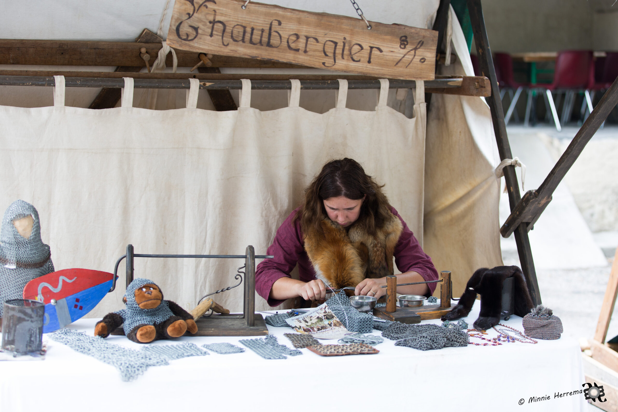 Photoreportage de l'artisane